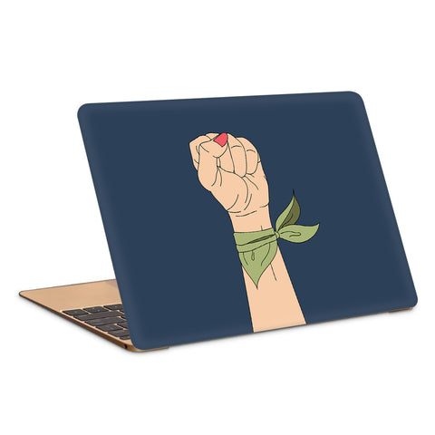 Woman Strenght Minimal Artwork Laptop Skin