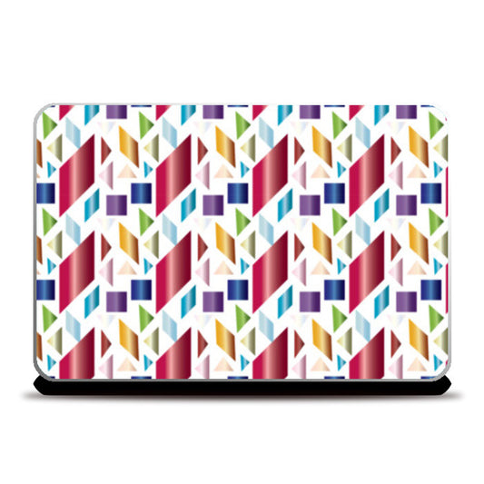 Multicolour Shapes Laptop Skins