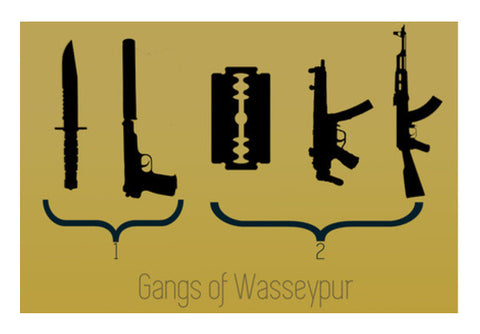 Gangs Of Wasseypur Art PosterGully Specials