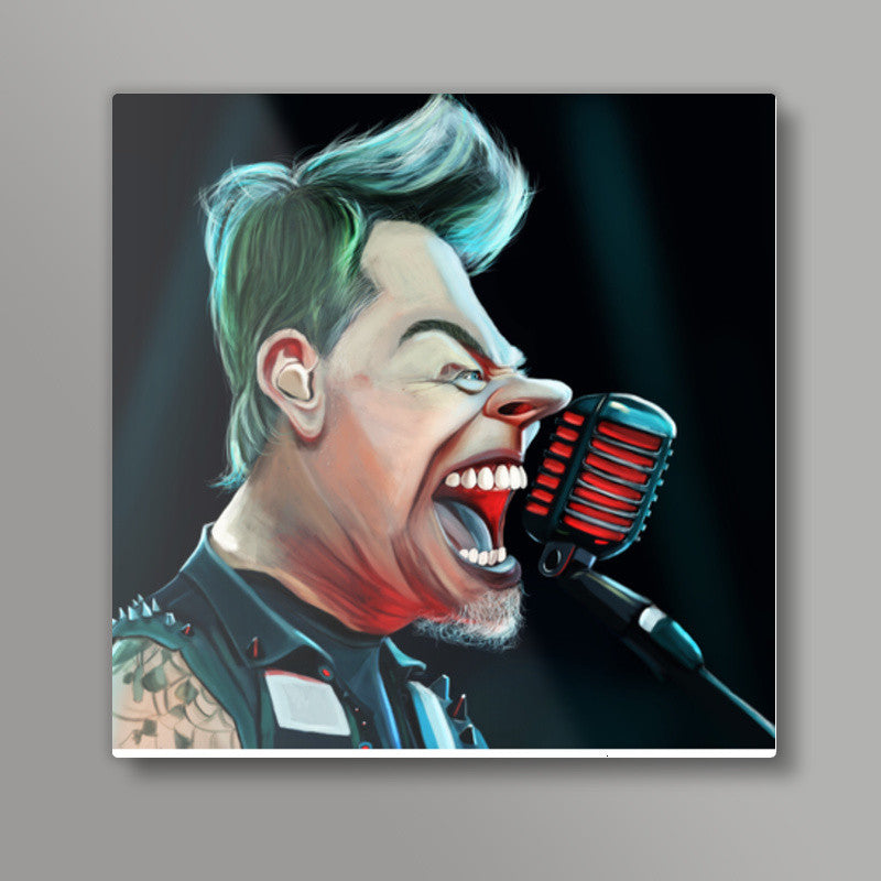 James Hetfield | Metallica  Square Art Prints