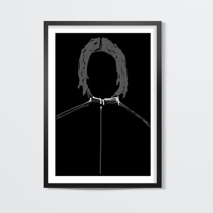 Snape Harry Potter Minimal Doodle Wall Art