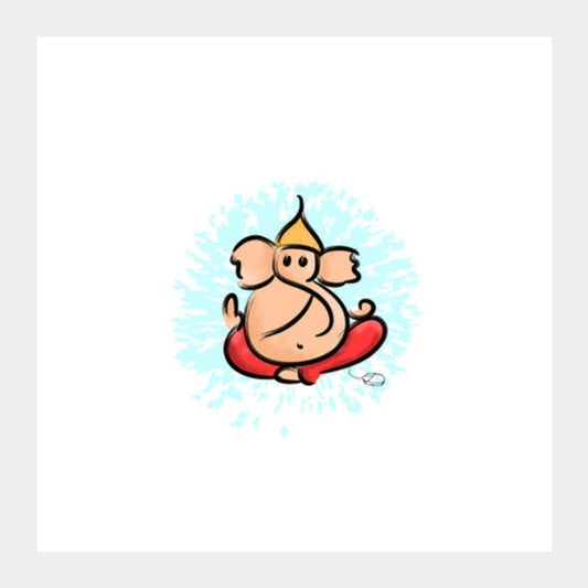 Bappa Square Art Prints PosterGully Specials