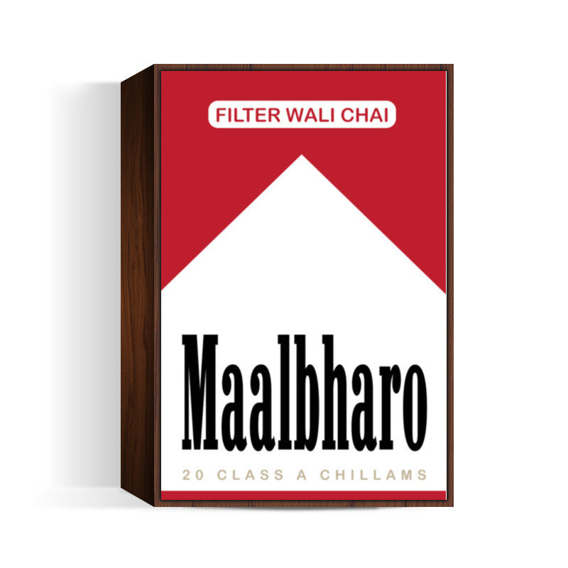 Maalbharo - A tribute to Marlboro and tea lovers ! Wall Art