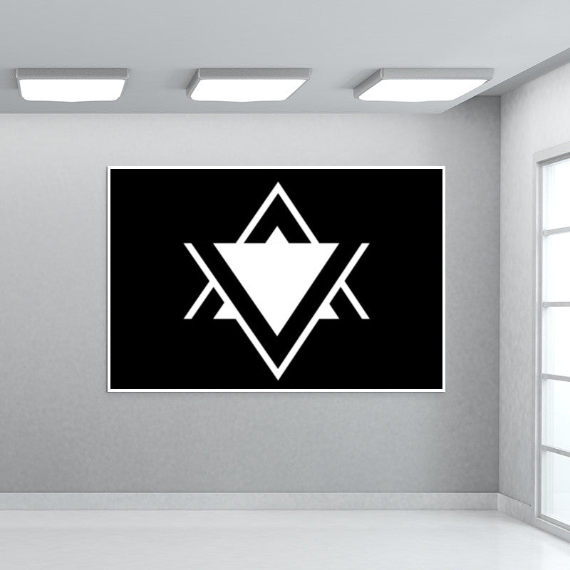 Geometric Star Wall Art Wall Art