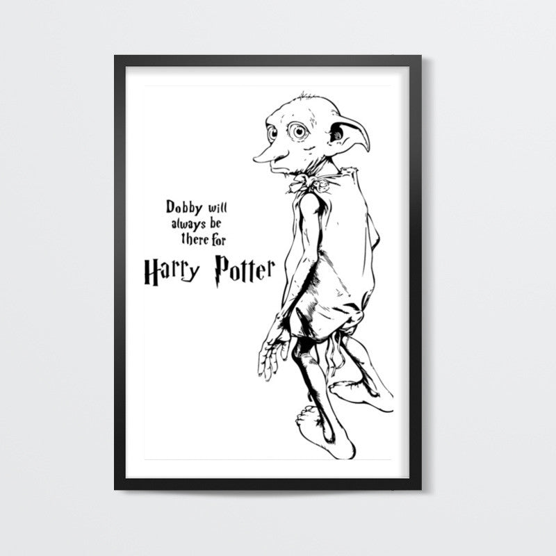 Dobby Painting Harry Potter Dobby / Hogwarts Wall Art / Hueforge