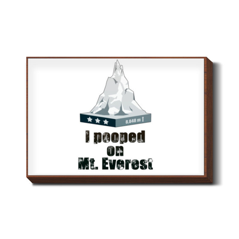 I pooped on Mount Everest Wall Art