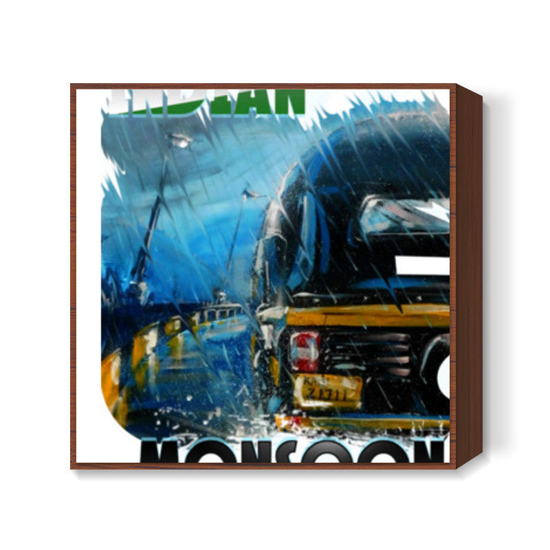 Indian Monsoon Square Art Prints