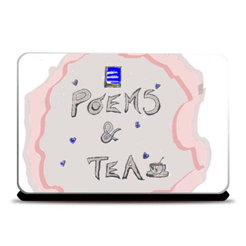poems and tea Laptop Skins