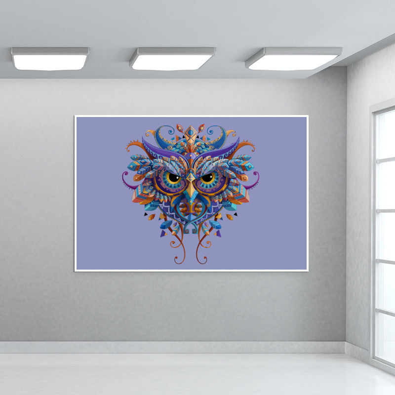 Owl Tribe Genius Wall Art