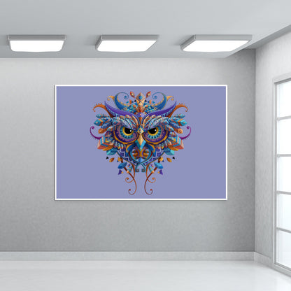 Owl Tribe Genius Wall Art