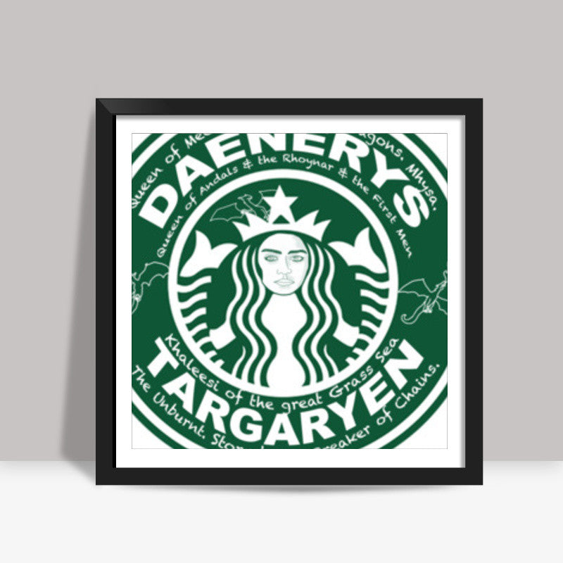 Starbucks  Square Art Prints