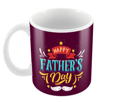 Happy Fathers Day Typography Illustration Artwork | #Fathers Day Special  Coffee Mugs