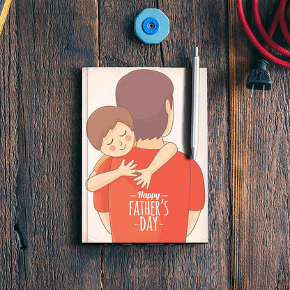 Father Holding Son Fathers Day  | #Fathers Day Special  Notebook