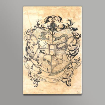 Hogwarts founders poster Wall Art
