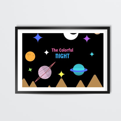 THE COLORFUL NIGHT Wall Art