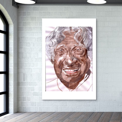 Sir A P J Abdul Kalam had wings of fire-may his flight be to heaven Wall Art