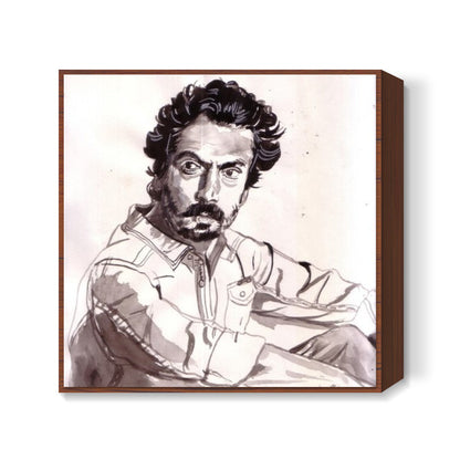 Nawazuddin Siddiqui is a versatile actor Square Art Prints