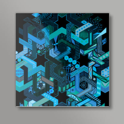 Tessellating Textures ! Square Art Prints