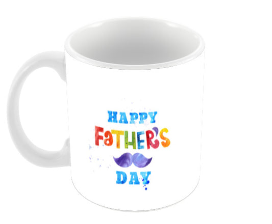 Mustache Happy Fathers Day | #Fathers Day Special  Coffee Mugs