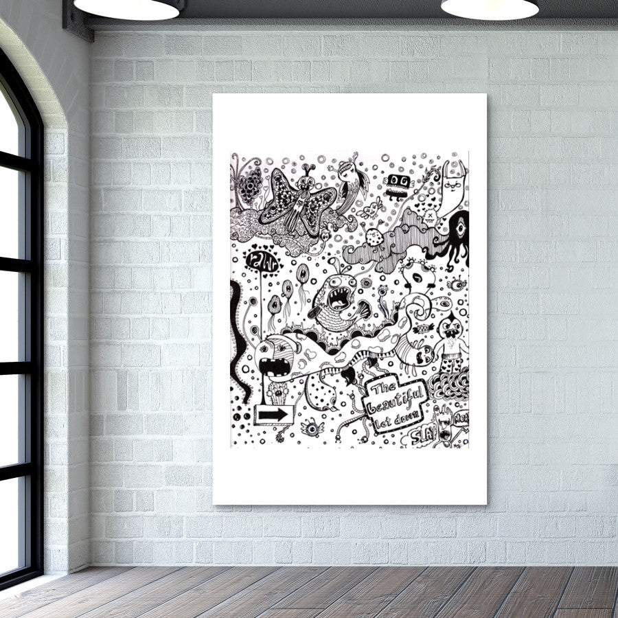 Beautiful let down Wall Art