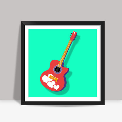 Guitar Square Art Prints