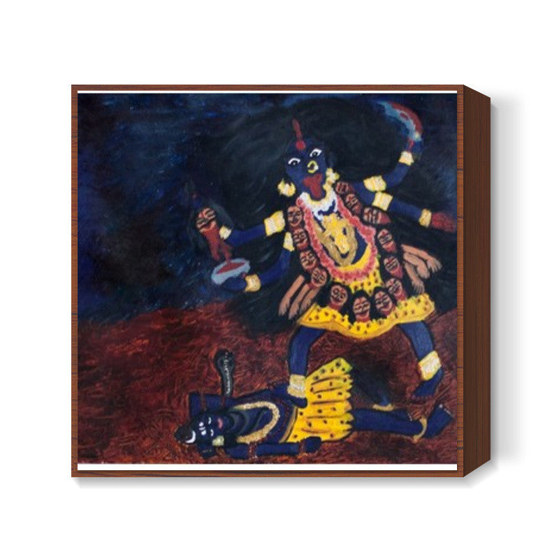 Goddess Kali | Oil Painting Square Art Prints