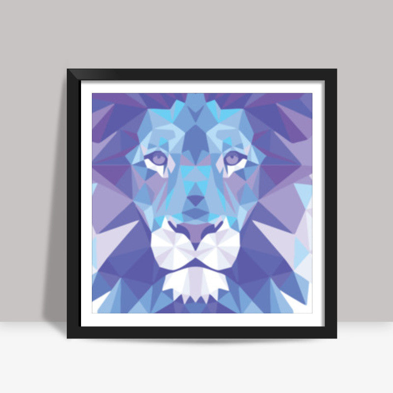 KING LION Square Art Prints