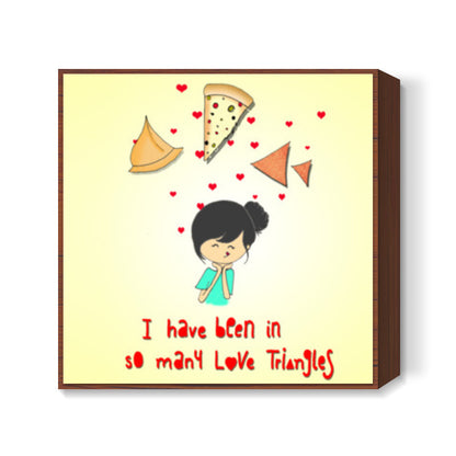 Love Triangles Square Art Prints