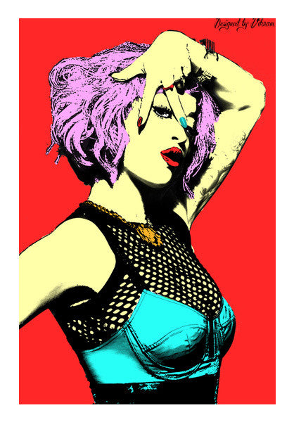 Wall Art, Pop Music Singer Rita Ora Pop Art Wall Art