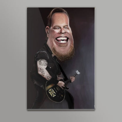 James Hetfield Metallica Caricature | Ankit Soni