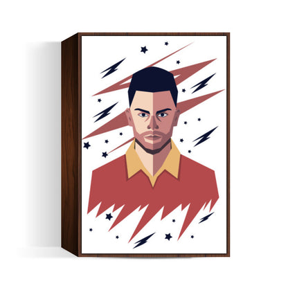 Virat Kohli abstract geometric  Wall Art