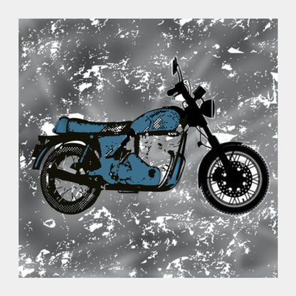 Square Art Prints, Vintage bike  Square Art Prints