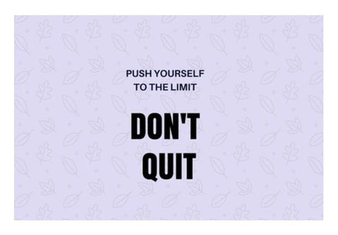 PosterGully Specials, Dont Quit Wall Art