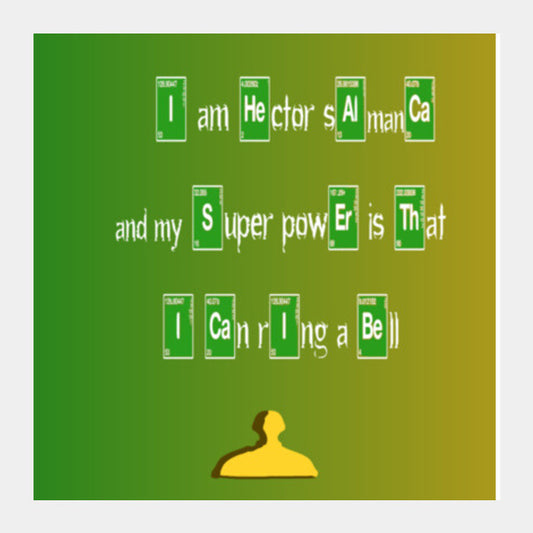 What is your superpower : Breaking bad Square Art Prints