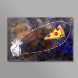 Pizza is bae Wall Art