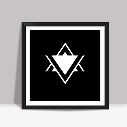 Geometric Star Square Print Square Art Prints
