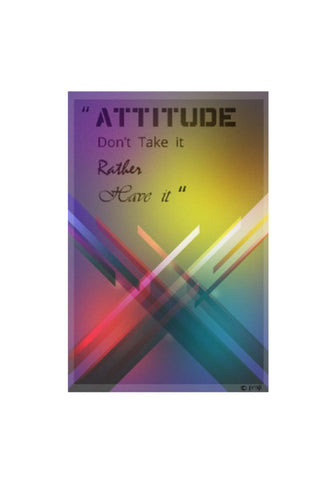 Wall Art, Abstract Attitude Poster, - PosterGully