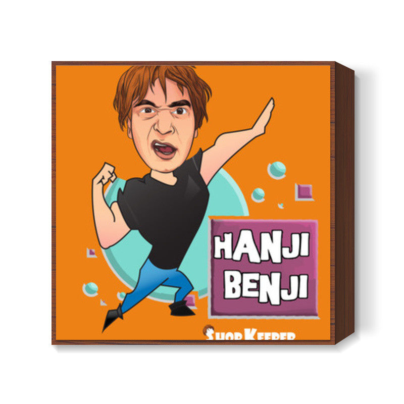 Hanji Benji 2 Square Art Prints