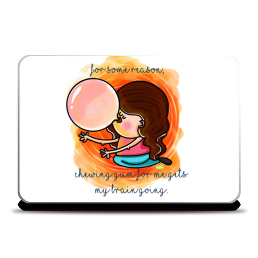The Bubble Gum Laptop Skins