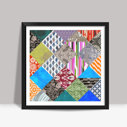 Patchwork 2 Square Art Prints