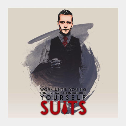 PosterGully Specials, Suits | Harvey Specter | Quote Square Art Prints
