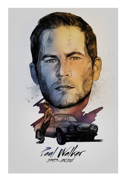 Wall Art, Paul Walker Tribute Wall Art