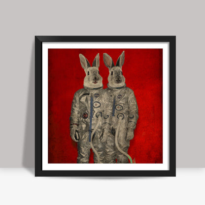 We are ready Square Art Prints
