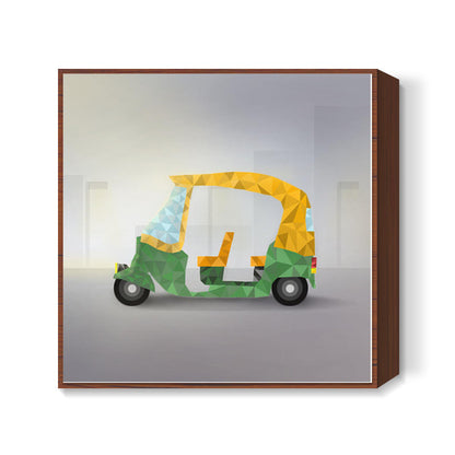 Polly art Autorikshaw Square Art Prints