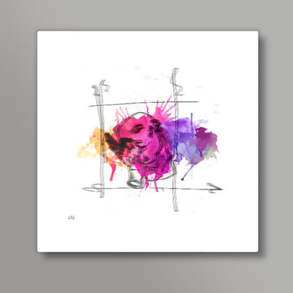 Blur Bliss Wall Art Poster Square Art Prints