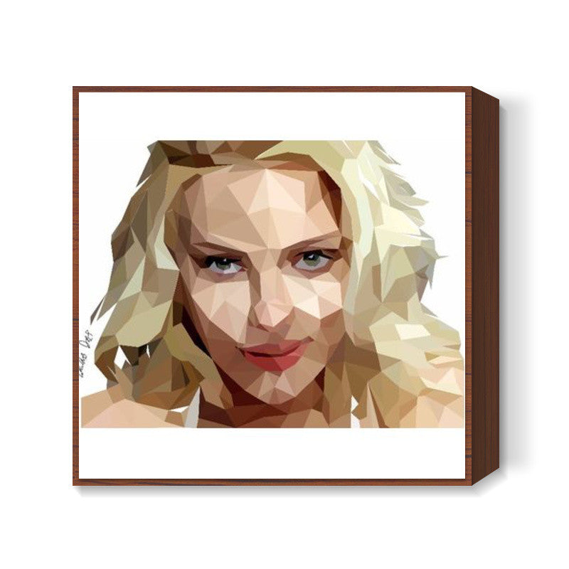 Scarlett Johansson Polygon Artwork