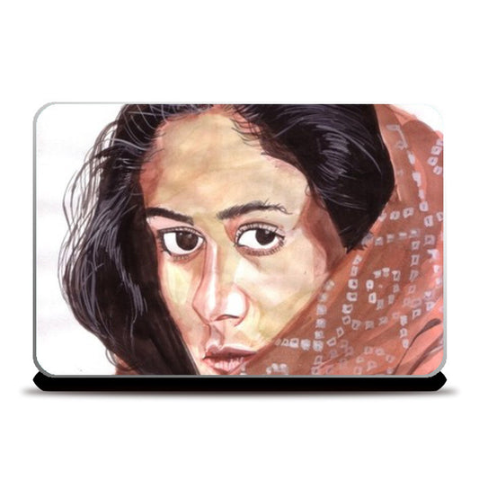 Smita Patil blended grace with glamour Laptop Skins
