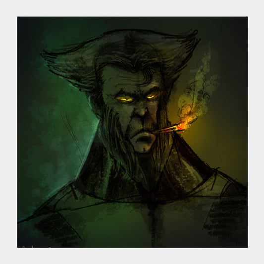 Square Art Prints, wolverine Square Art | Rishi Singh, - PosterGully