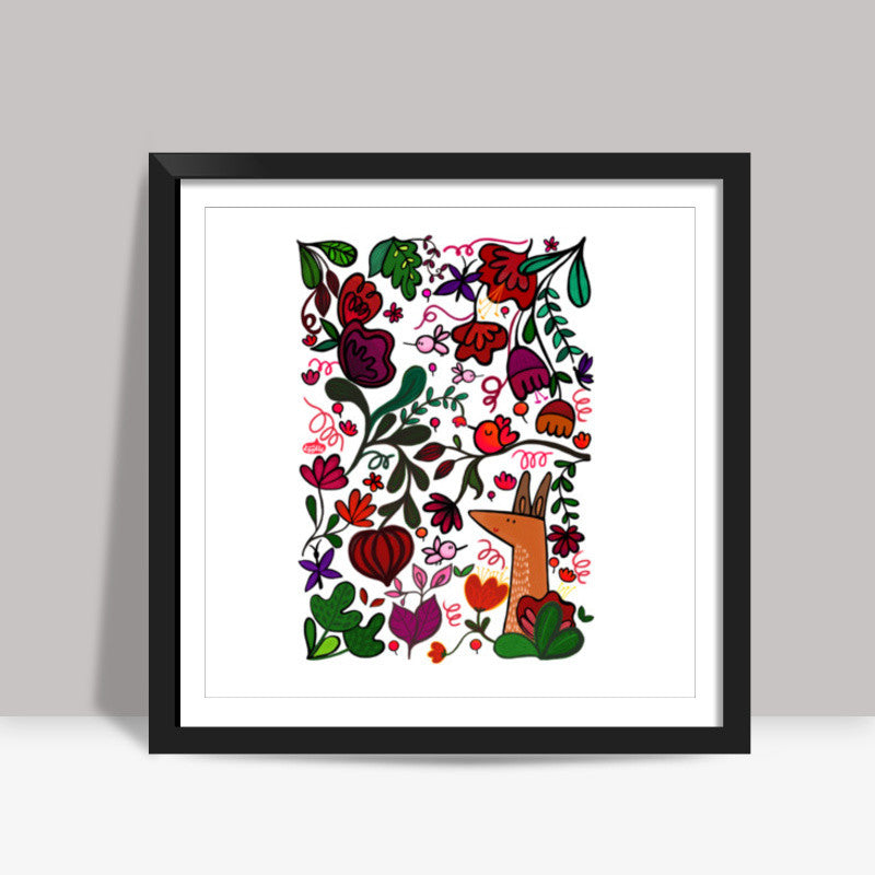 Floral Square Art Prints