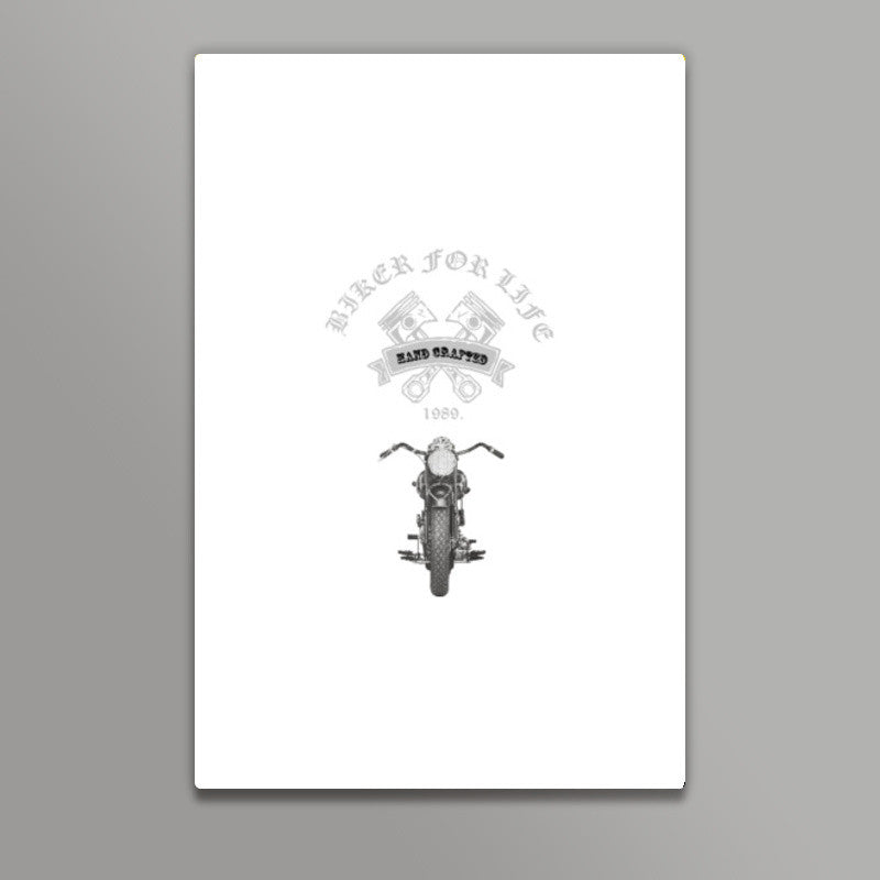 Biker For Life Wall Art | BoysTheory